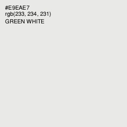 #E9EAE7 - Green White Color Image